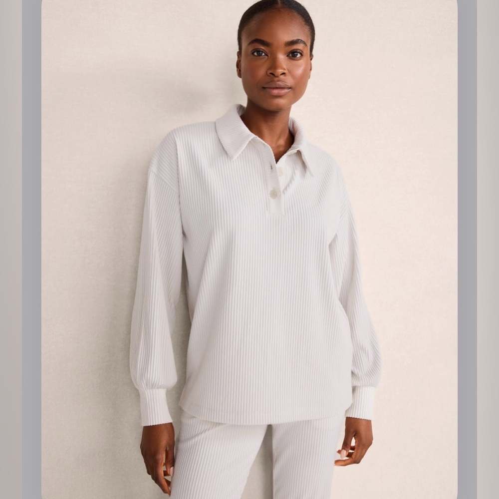 Haven Cream Ribbed Sweater